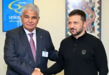 Ucrania abrirá embajada en Panamá, tras positivo encuentro entre Mulino y Zelenski