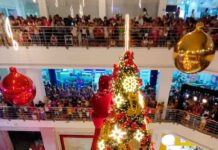 Los Andes Mall encendió la Navidad con un espectáculo lleno de magia y emoción